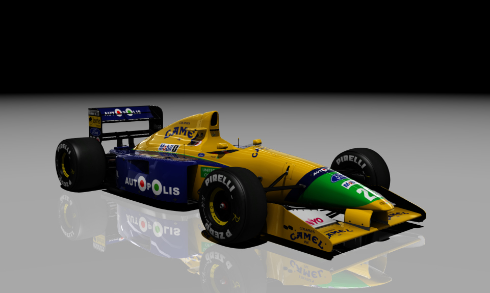 Benetton B191, skin 20_piquet_r5