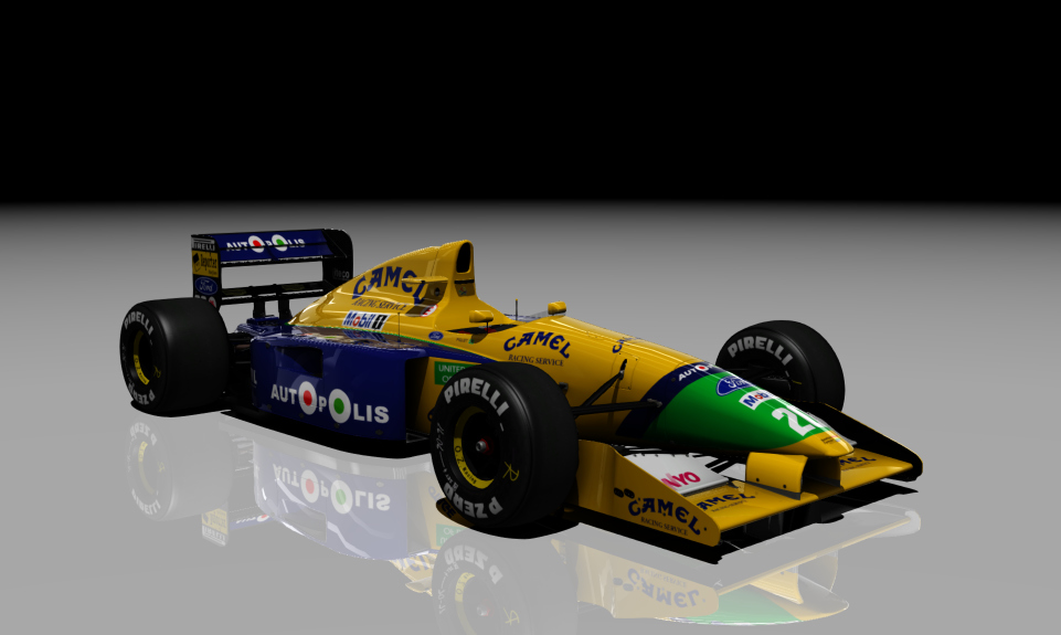 Benetton B191, skin 20_piquet_r7