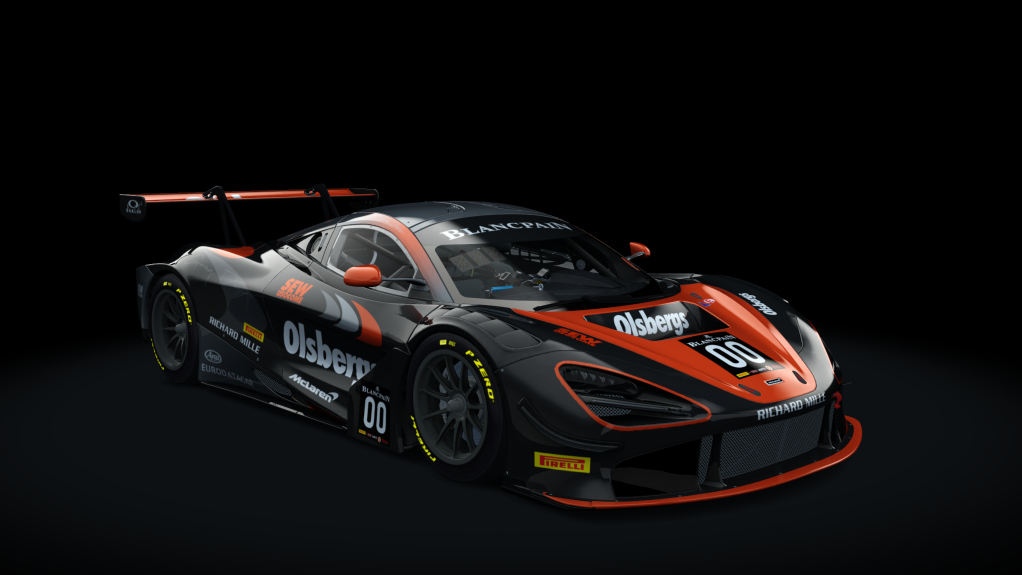 McLaren 720S GT3, skin Olsbergs_black
