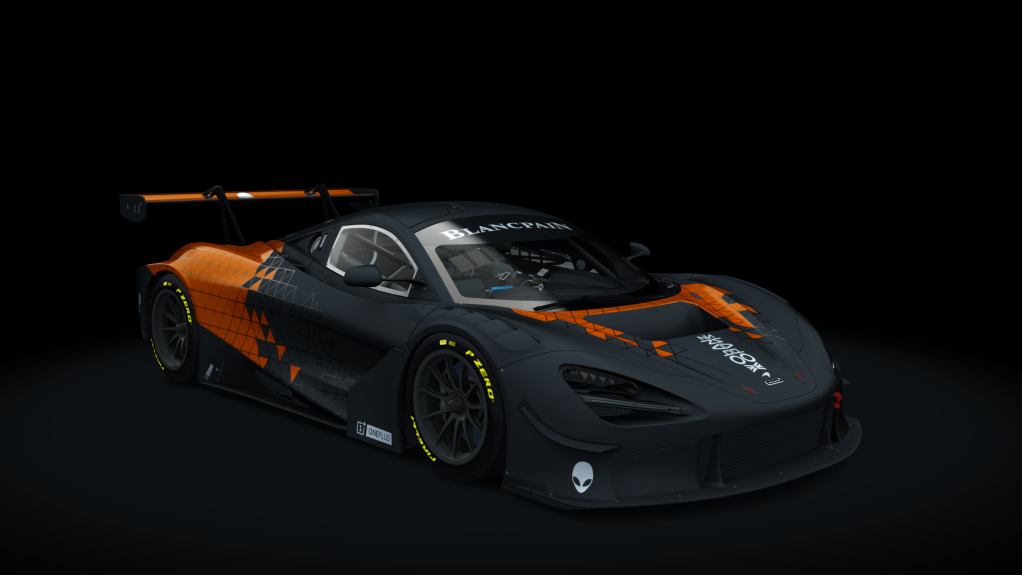 McLaren 720S GT3, skin shadowproject_orange