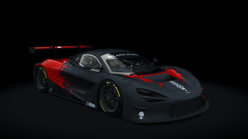 McLaren 720S GT3, skin shadowproject_red
