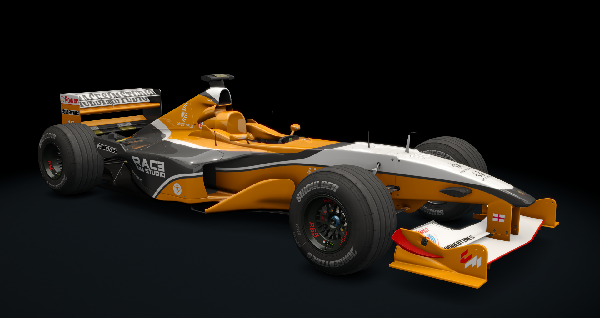 Formula RSS 2000 V10, skin 16_Evans_UK_orange