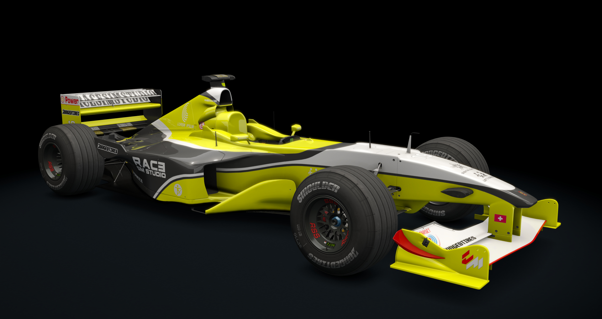 Formula RSS 2000 V10, skin 19_Habermacher_CH_yellow