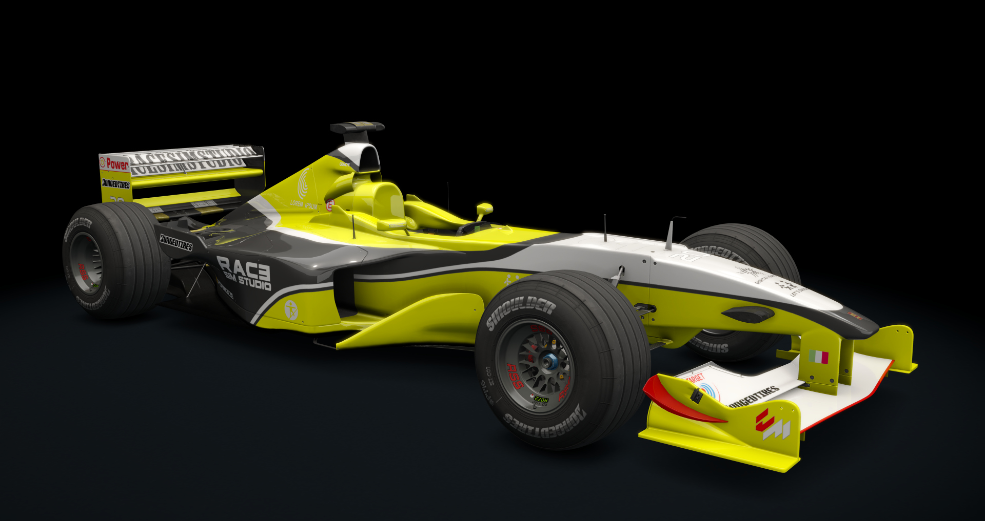 Formula RSS 2000 V10, skin 20_Genchi_IT_yellow