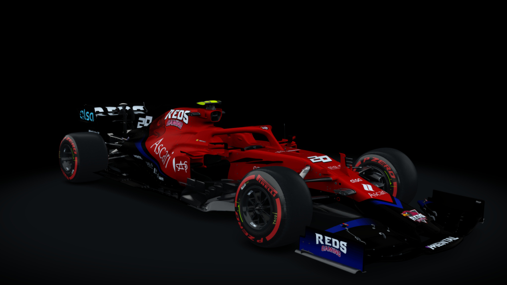 Formula Hybrid 2020, skin RedsGaming_#20_Ismael_Rodriguez