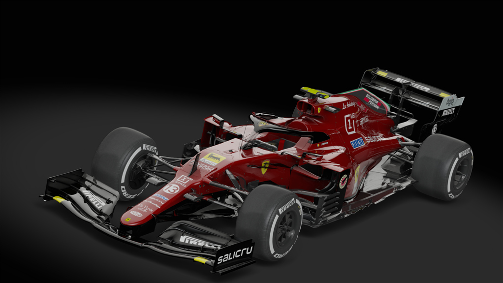 Formula Hybrid 2021, skin FerrariF1TeamPoweredBy1MB_13_Israel_Contreras