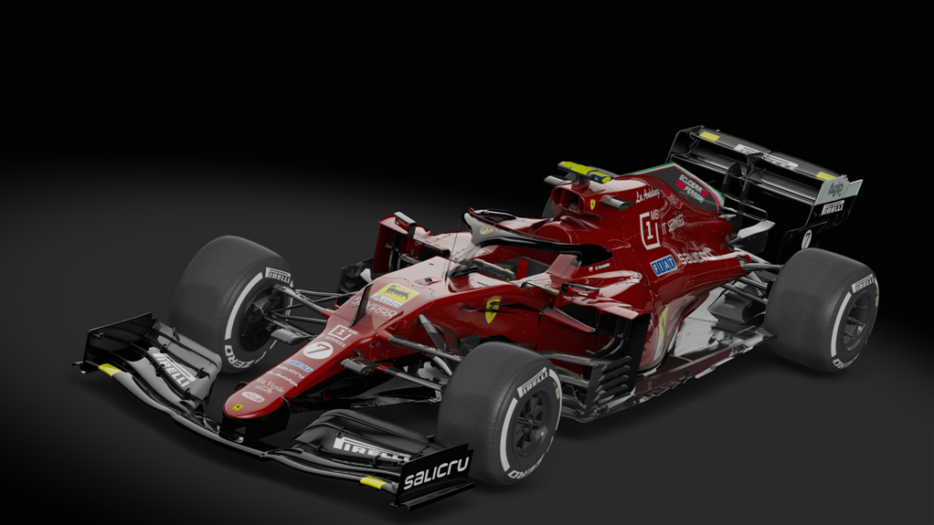 Formula Hybrid 2021, skin FerrariF1TeamPoweredBy1MB_7_Alberto_Fernandez
