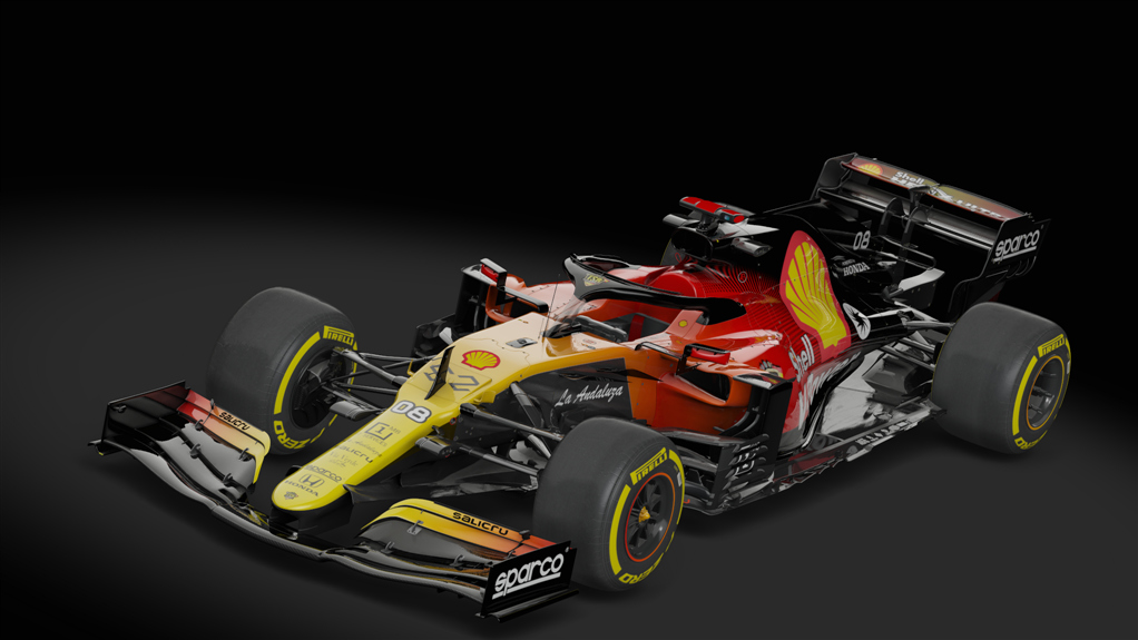 Formula Hybrid 2021, skin FireWallF1Team_08_Sergi_Morera