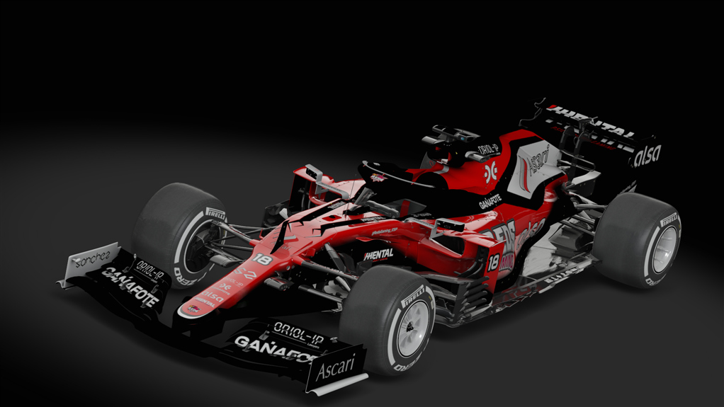 Formula Hybrid 2021, skin RedsGamingAscari_18_ Antonio_Galdeano