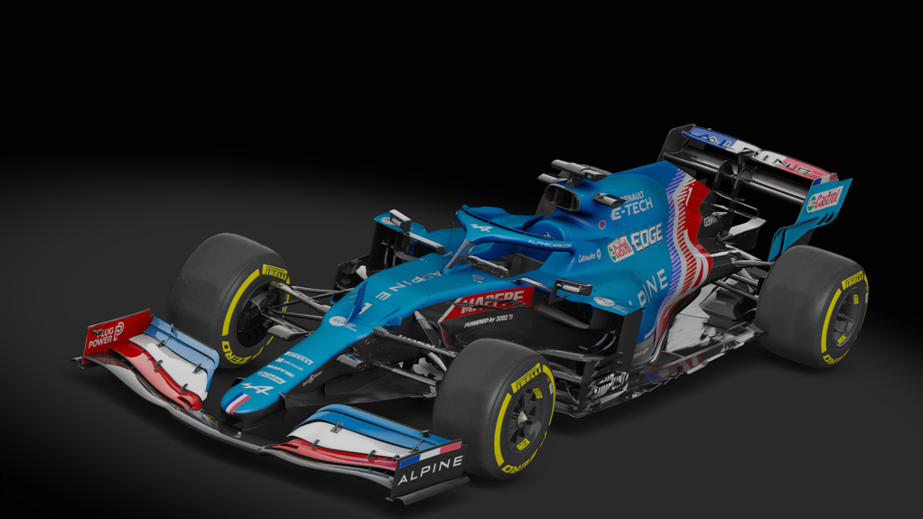 Formula Hybrid 2021 WET, skin AlpineF1Team_1_David_Ollauri