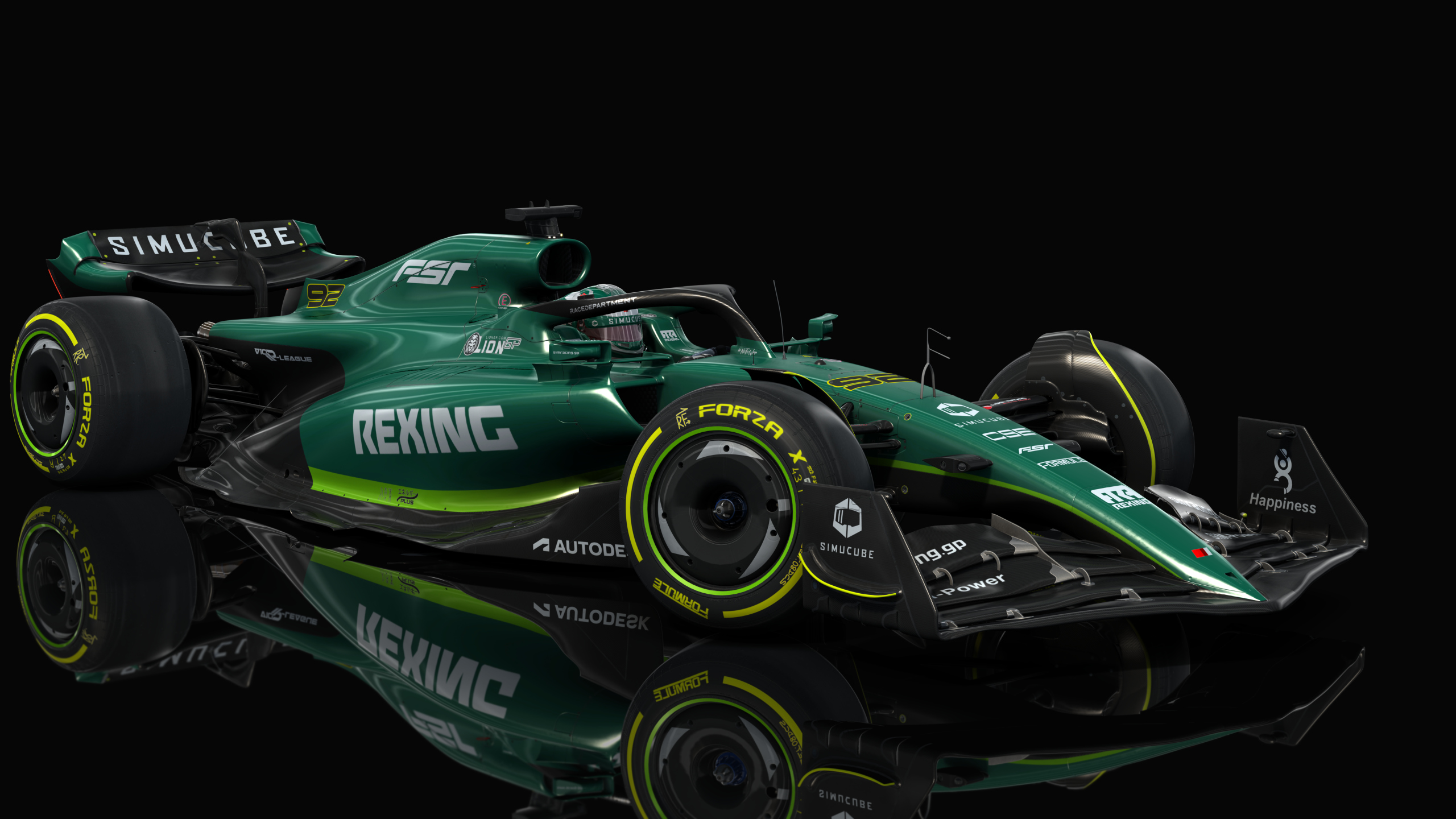 Formula Hybrid 2022, skin 05_green_stone_92