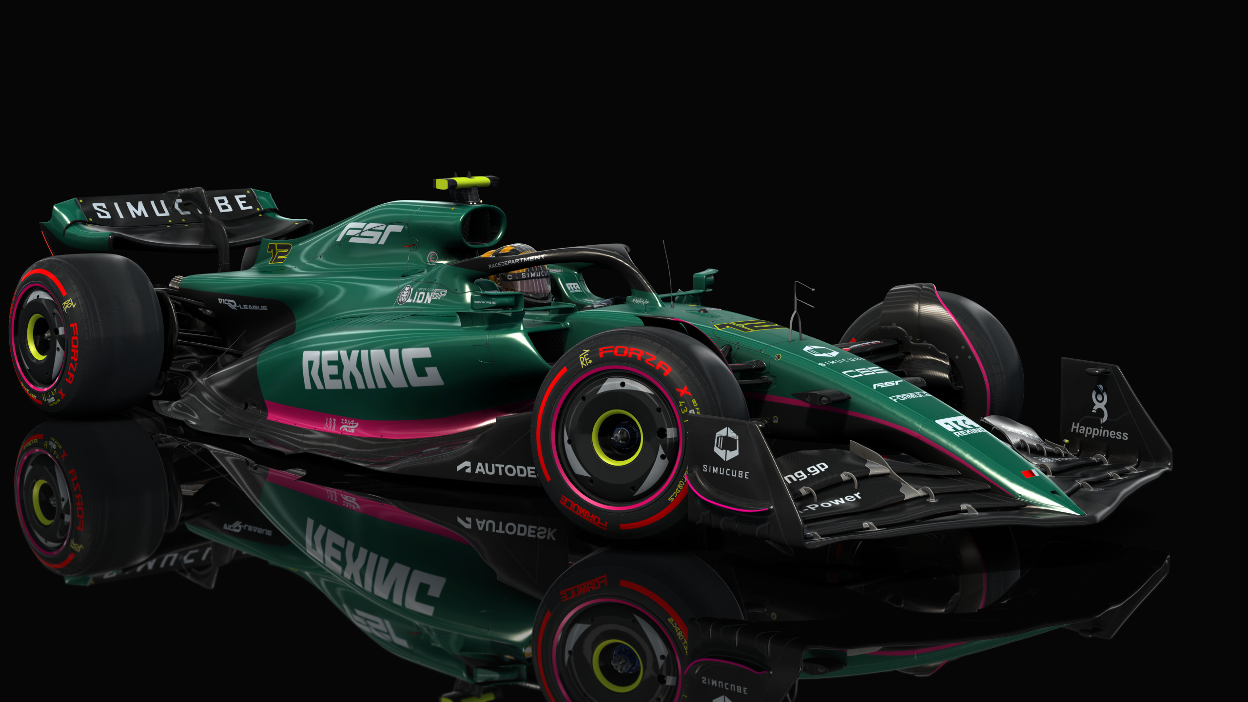 Formula Hybrid 2022, skin 06_green_stone_12