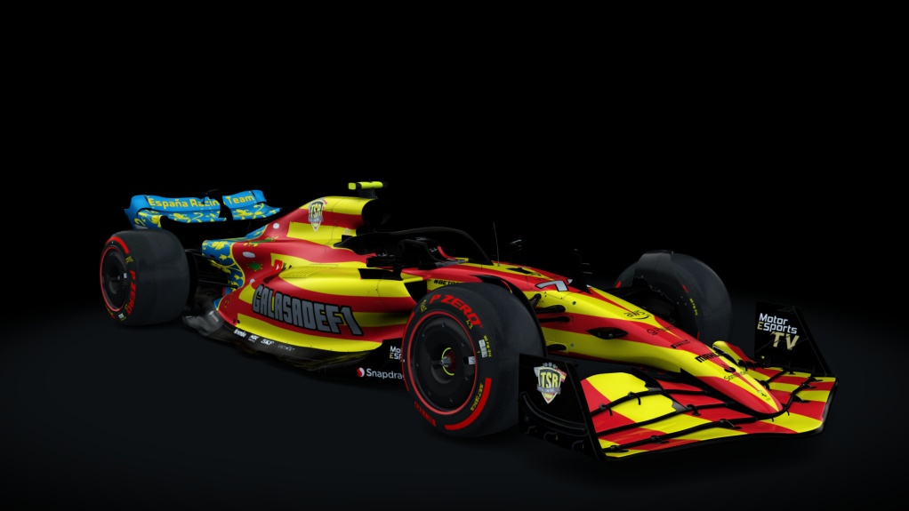 Formula Hybrid 2022 S, skin EspanaF1RacingTeam_TSR_DomingoRoig