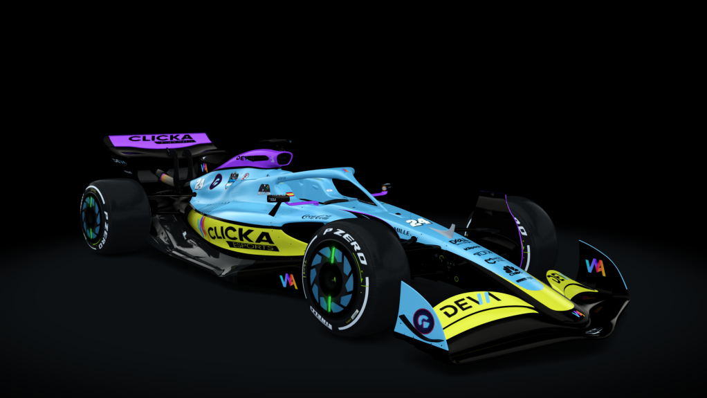 Formula Hybrid X 2022 EVO, skin Clicka_Esports_24_Carlos_Moreno