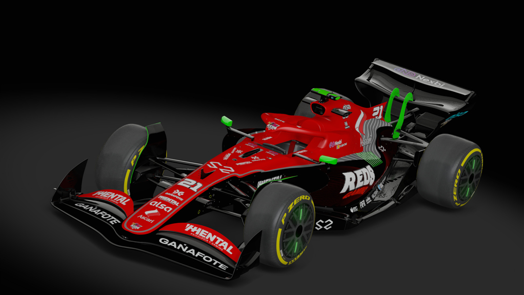 Formula Hybrid X 2022 EVO, skin RedsGaming_21_RubenSanchez