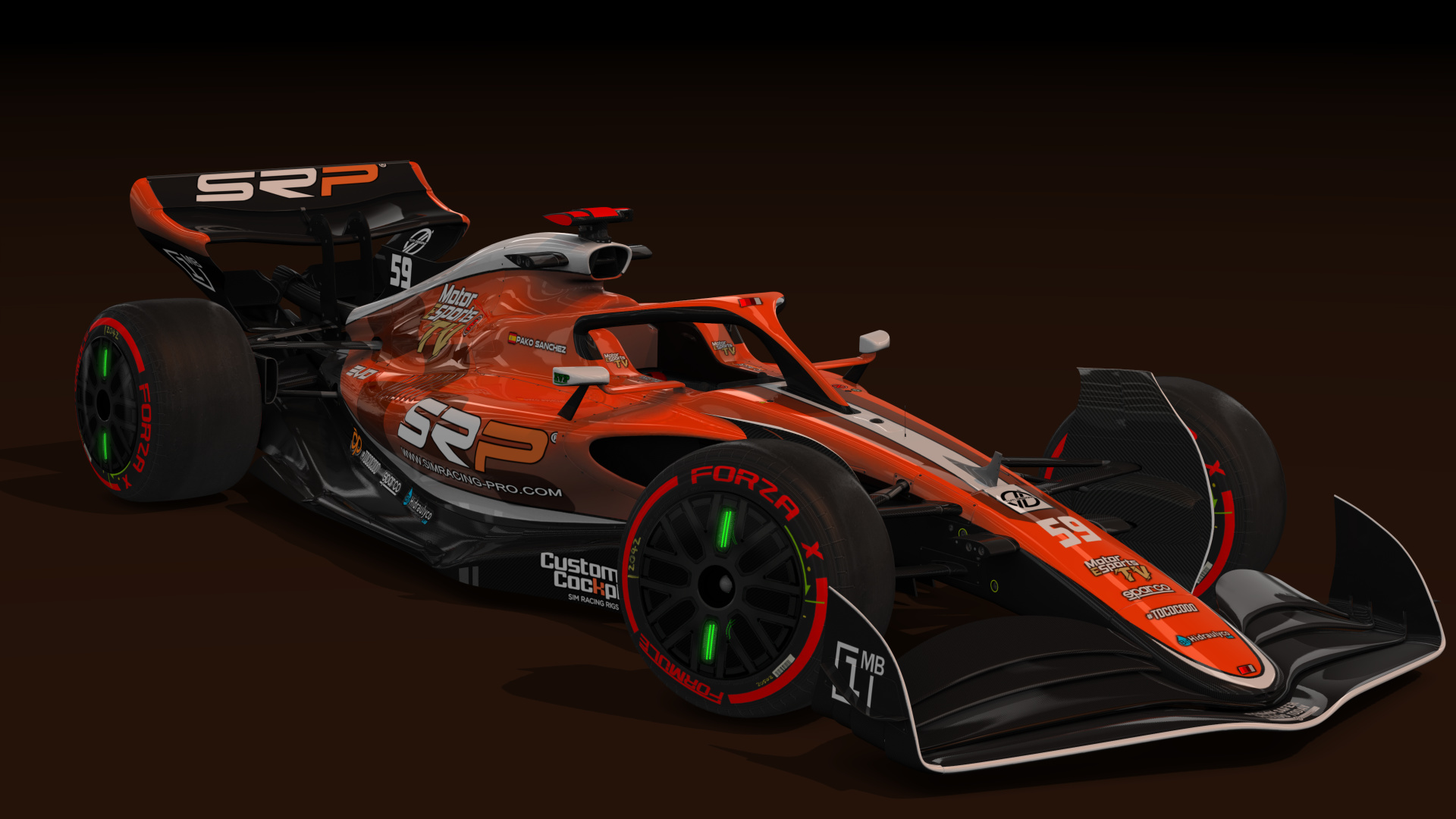 Formula Hybrid X 2022 EVO, skin SPR_F_One_59_Pako_SanchezDiaz