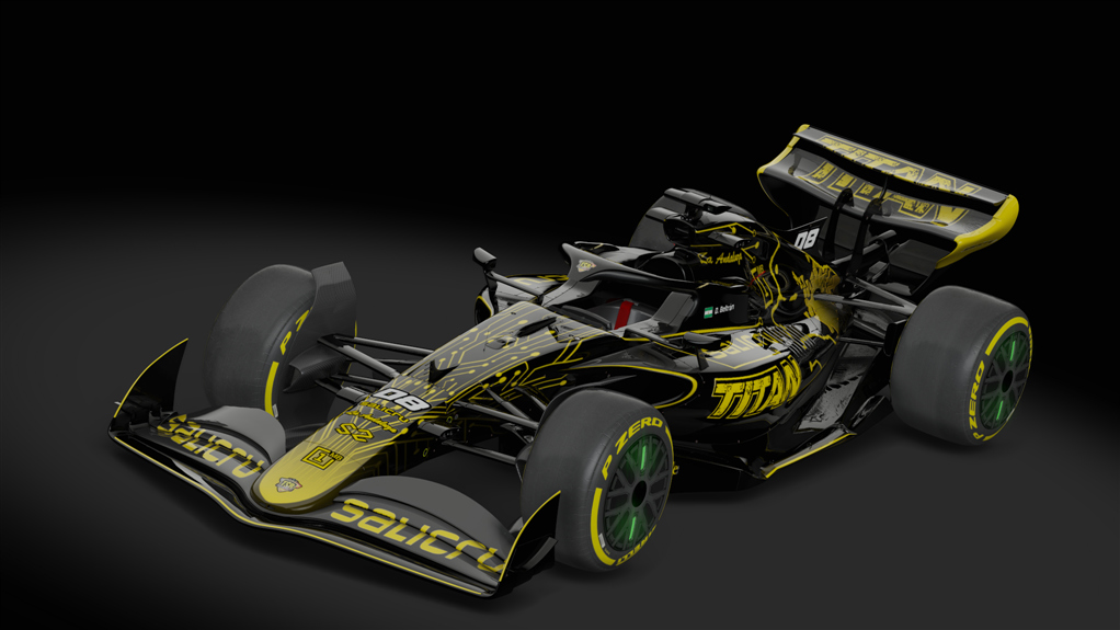 Formula Hybrid X 2022 EVO, skin Titan_Racing_Team_08_DanielBeltran