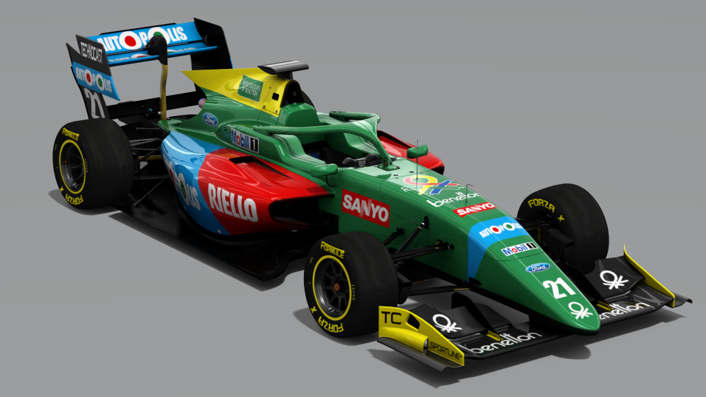 Formula RSS 3 V6, skin Benetton 21