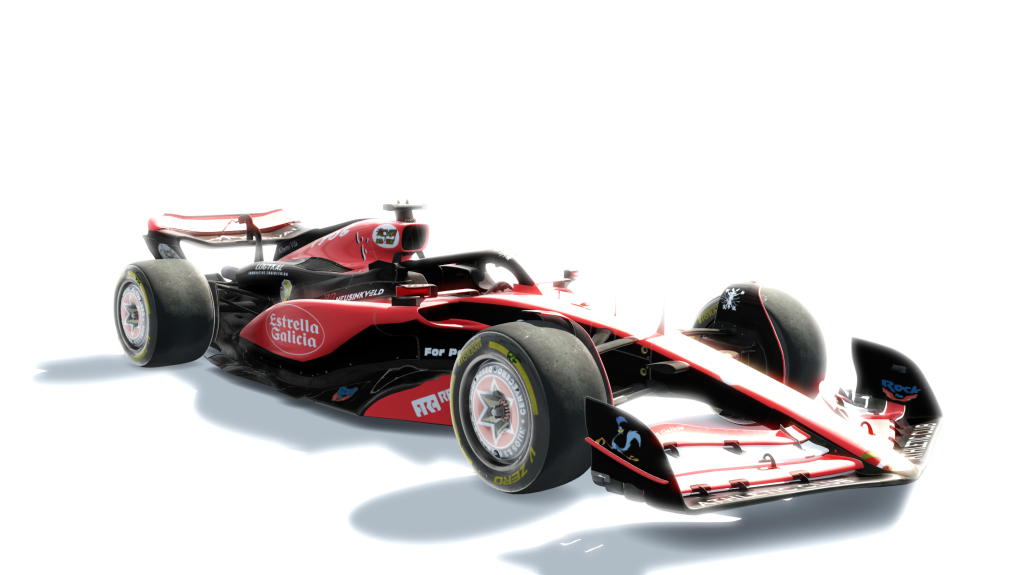 VRC Formula Alpha 2023, skin Estrella_Galicia_Racing_Team_Alberto_Vila
