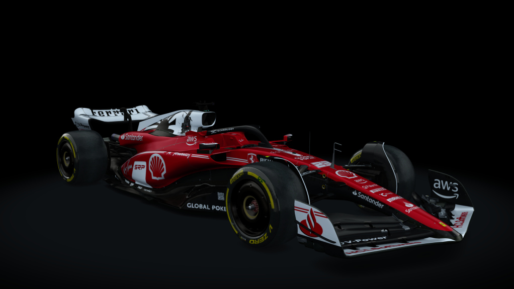 VRC Formula Alpha 2023, skin Ferrari_TSR_AlbertoFernandez