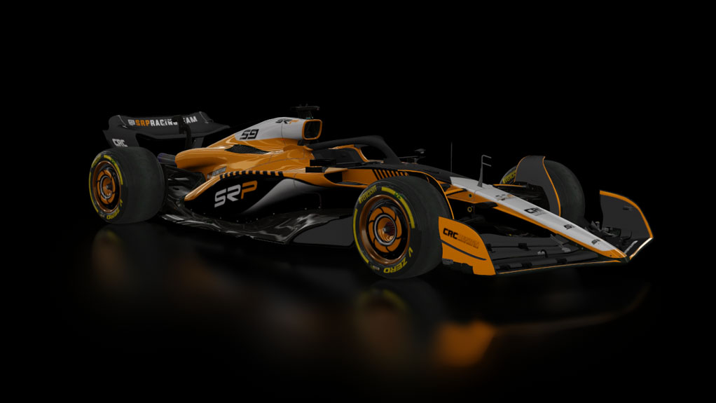 VRC Formula Alpha 2023, skin SRP_RacingTeam_Pako_Sanchez