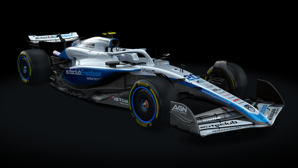VRC Formula Alpha 2024, skin AutoclubEnsidesa_Ismael_Rodriguez