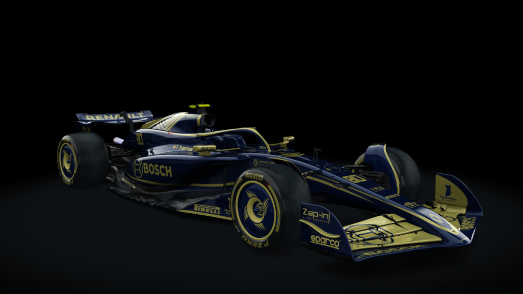 VRC Formula Alpha 2024, skin BoschRenaultRacingTeam_Fran_Fuentes_80