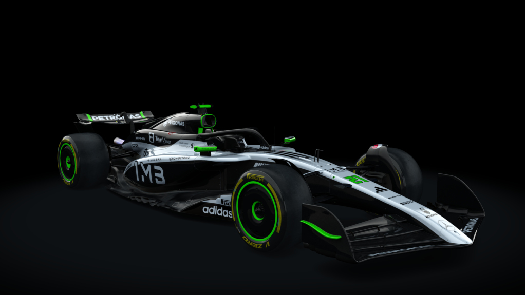 VRC Formula Alpha 2024, skin MercedesF1TeamBy1MB_RubenSanchez_21