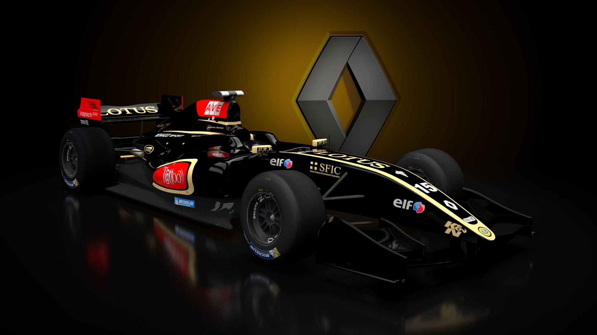 Formula Renault 3.5 2014, skin 2014_15lotus